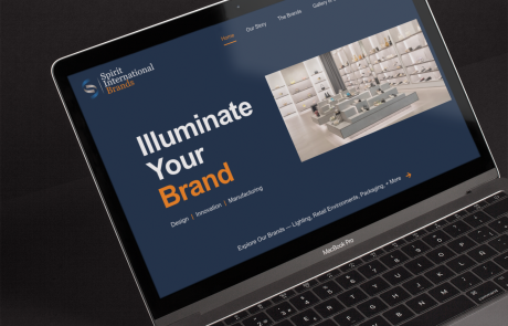 Spirit International website design by Fire Source Media