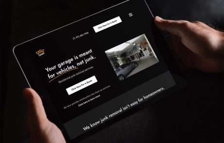 Eagle Cleanup website design by Fire Source Media